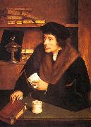 Quentin Matsys Portrait of Pieter Gillis oil painting artist